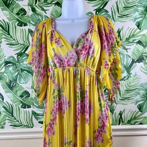 Yellow Boho Dress ( 70s Inspired)